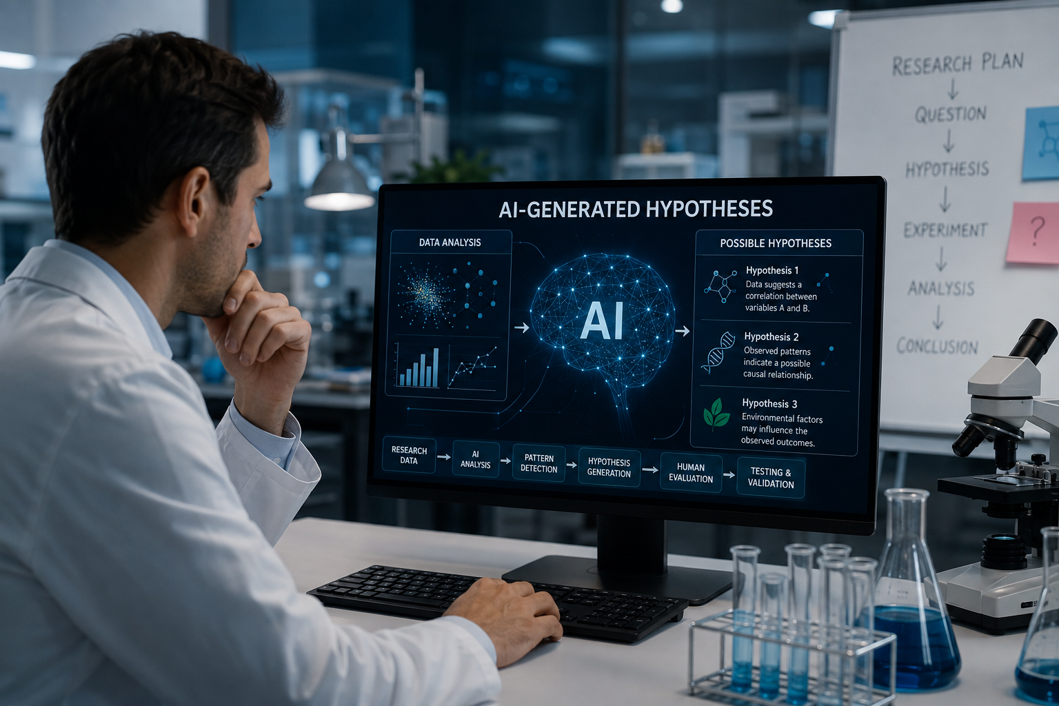 AI-Generated Hypotheses