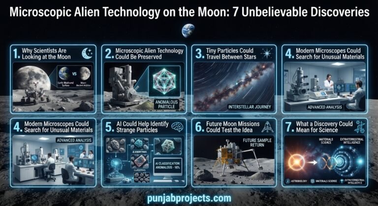Microscopic Alien Technology on the Moon