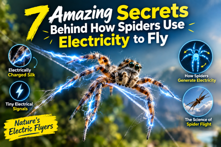 7 Amazing Secrets Behind How Spiders Use Electricity to Fly